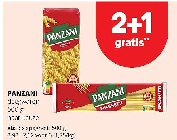 PANZANI spaghetti 500 g