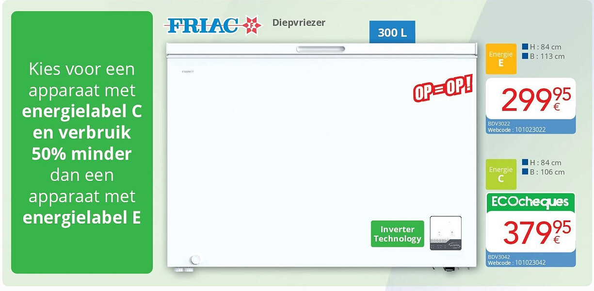 Friac Diepvriezer