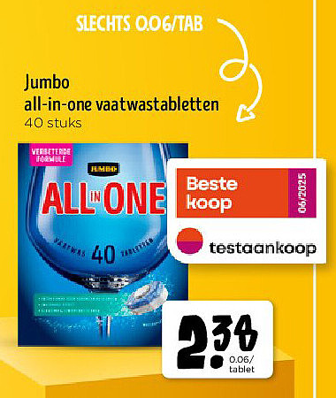 Jumbo all-in-one vaatwastabletten