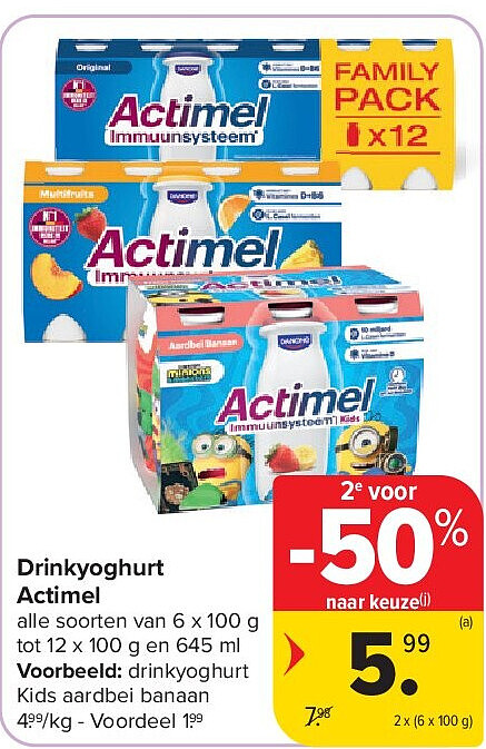 Drinkyoghurt Actimel