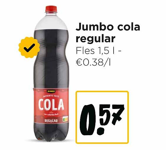 Jumbo cola regular