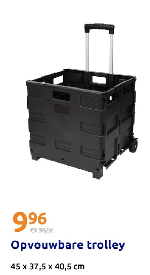 Opvouwbare trolley
