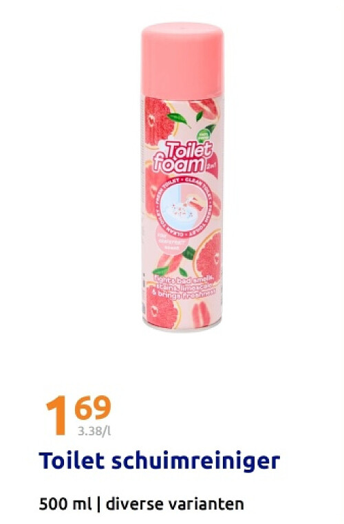 Toilet schuimreiniger