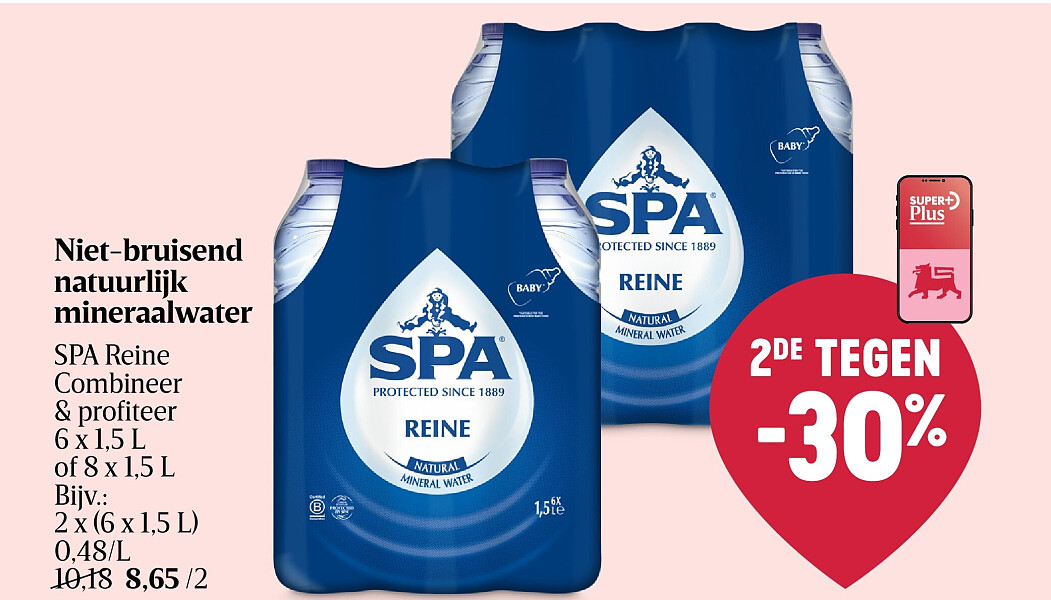 Niet-bruisend natuurlijk mineraalwater