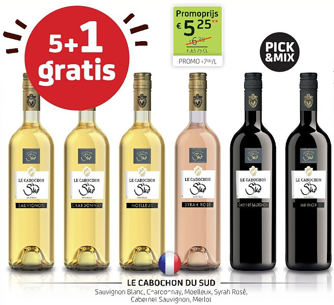 LE CABOCHON DU SUD Sauvignon Blanc, Chardonnay, Moelleux, Syrah Rosé, Cabernet Sauvignon, Merlot