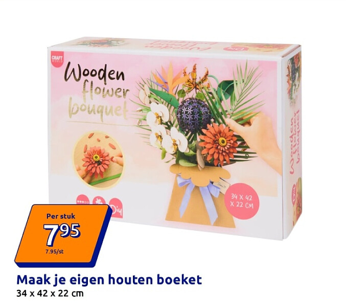 Maak je eigen houten boeket