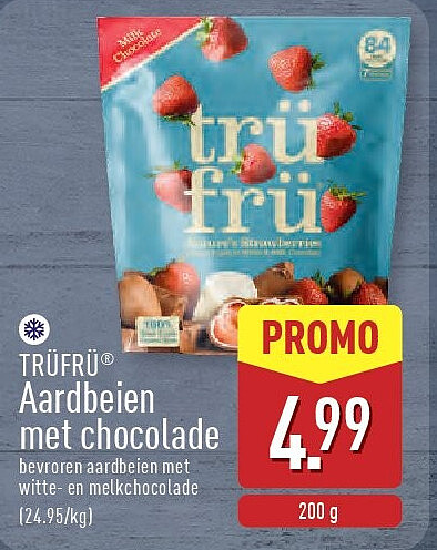 Aardbeien met chocolade