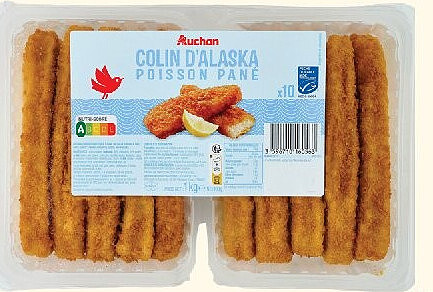 Colin d'Alaska pané Auchan