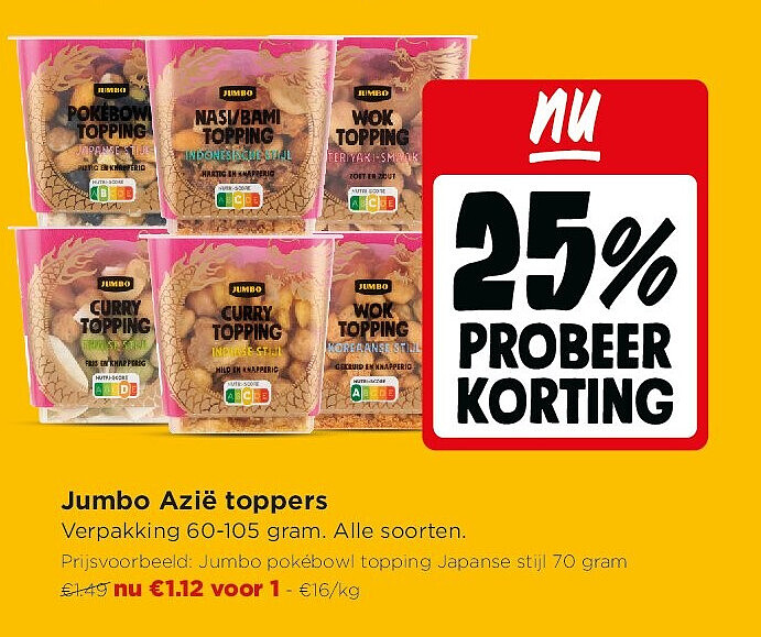 Jumbo Azië toppers