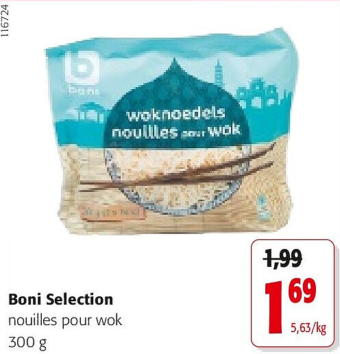 Boni Selection nouilles pour wok 300 g