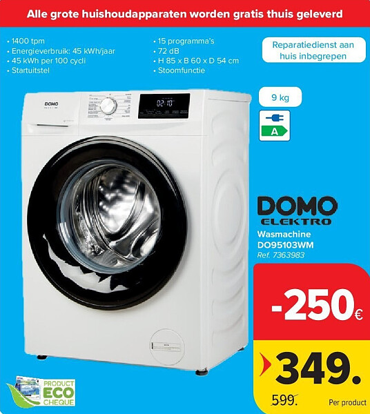 Wasmachine DO95103WM