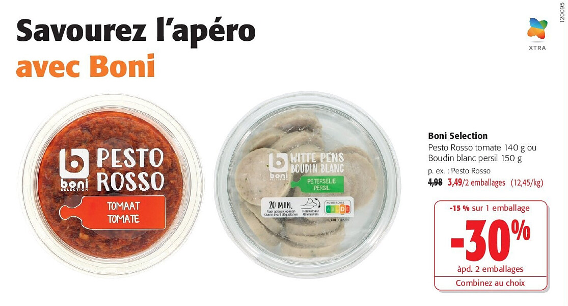Boni Selection Pesto Rosso tomate 140 g