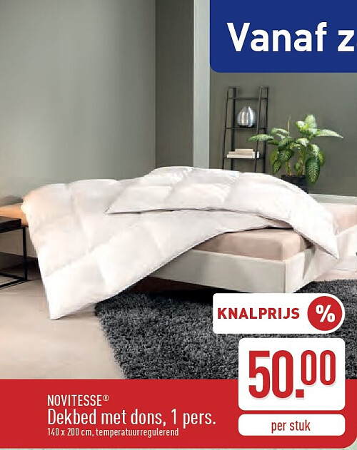 Dekbed metdons,1pers.