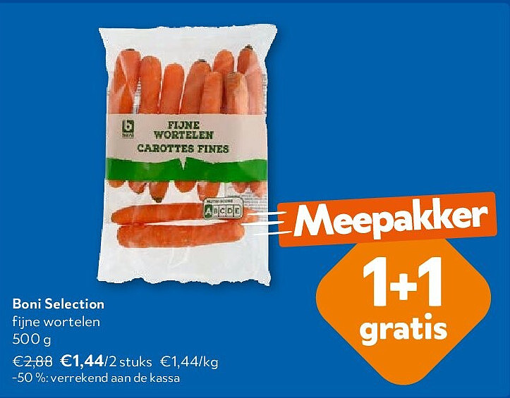 Boni Selection fijne wortelen 500 g