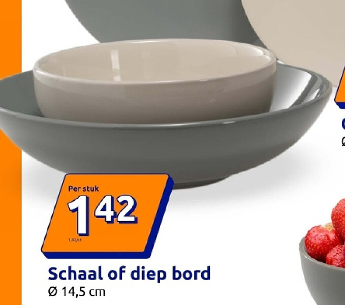 Schaal of diep bord