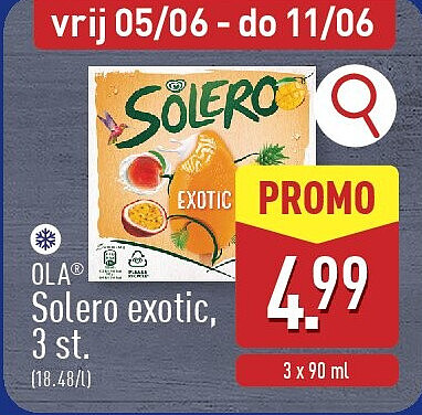 Solero exotic, 3st.