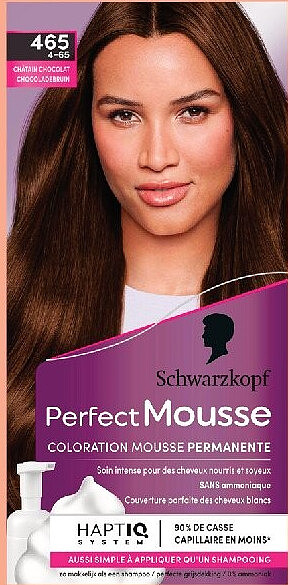 Coloration Perfect Mousse 465 châtain chocolat