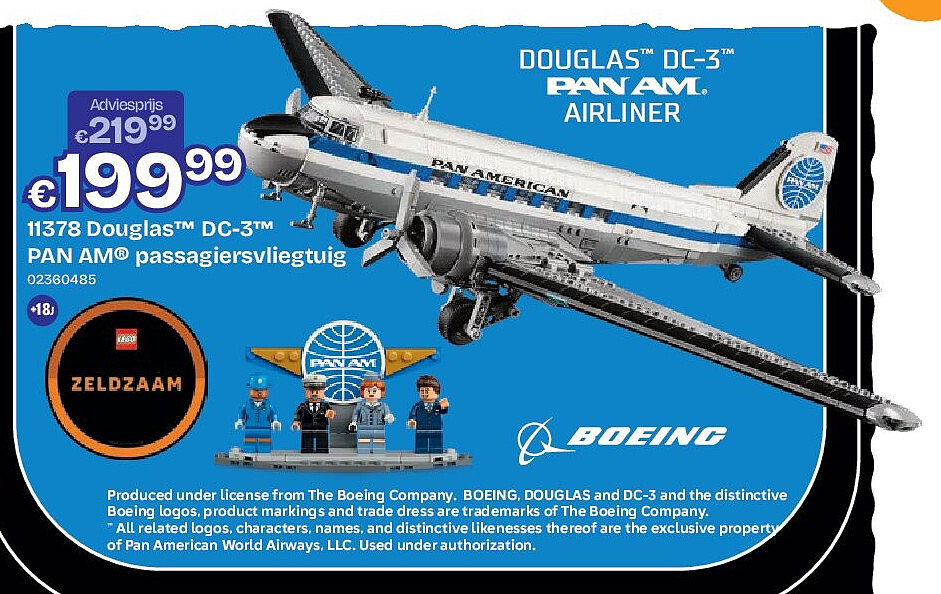 11378 Douglas™ DC-3™ PAN AM® passagiersvliegtuig