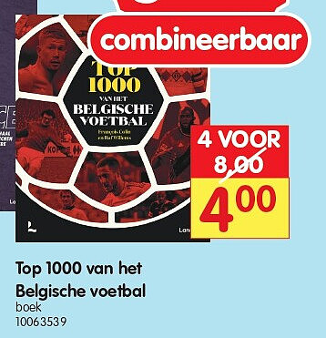 Top 1000 van het Belgische voetbal