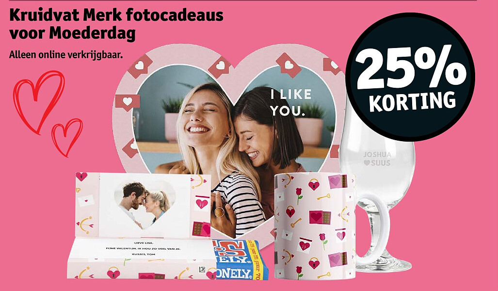 Kruidvat Merk fotocadeaus voor Moederdag