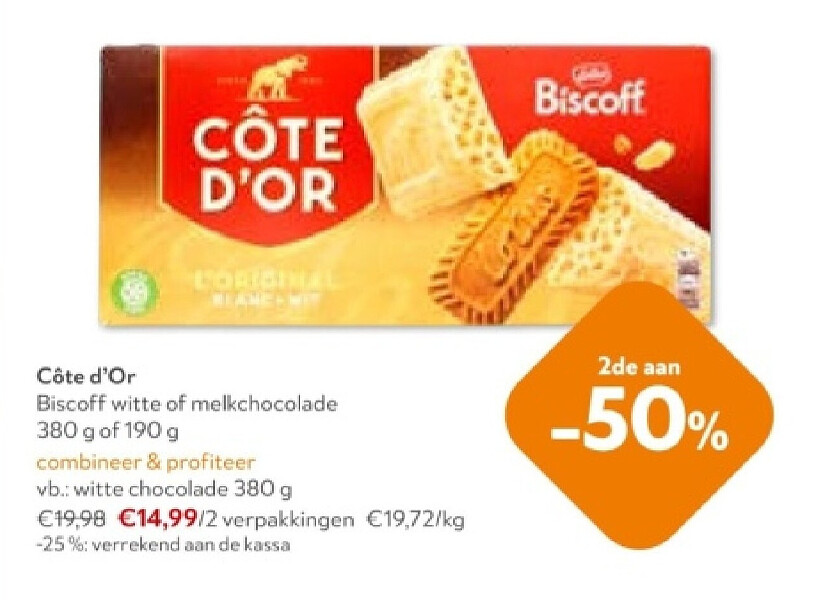 Côte d'Or witte chocolade 380 g