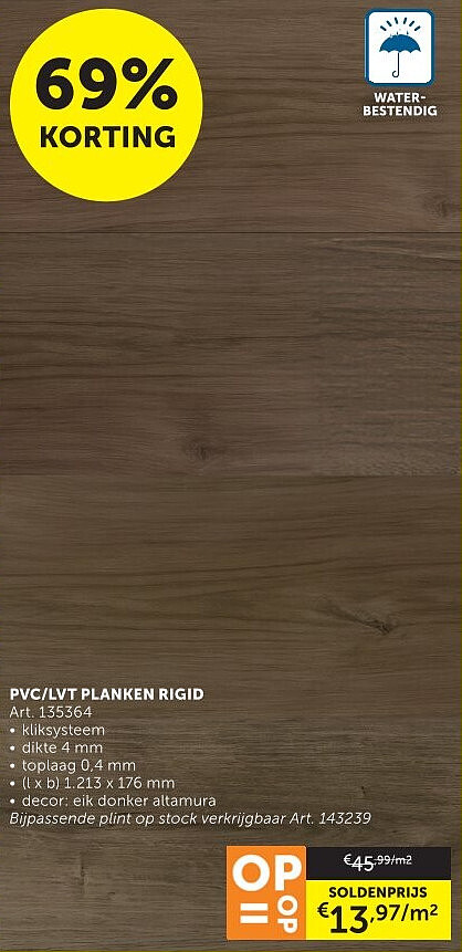PVC/LVT PLANKEN RIGID