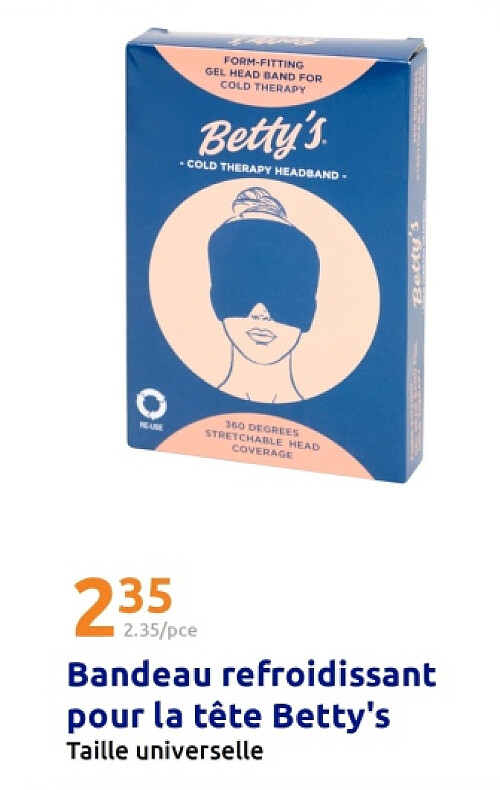 Bandeau refroidissant pour la tête Betty's
