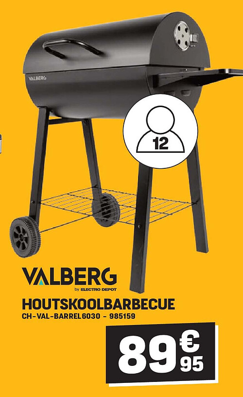 HOUTSKOOLBARBECUE CH-VAL-BARREL6030
