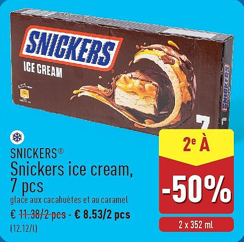 Snickers ice cream, 7pcs