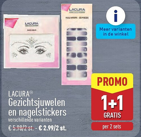 Gezichtsjuwelen en nagelstickers