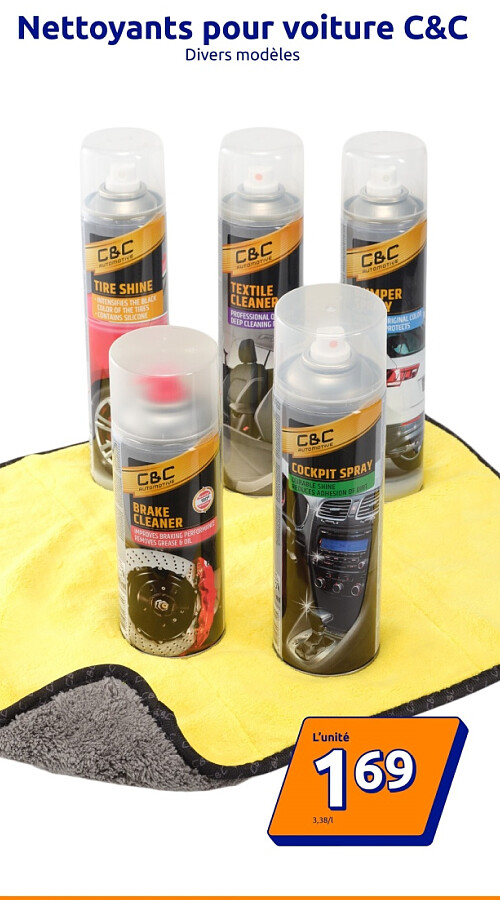 Nettoyants pour voiture C&C