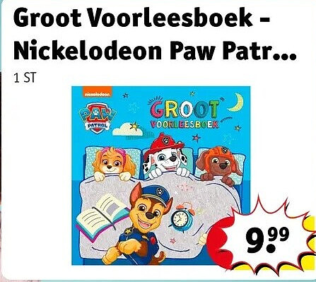 Groot Voorleesboek - Nickelodeon Paw Patr...