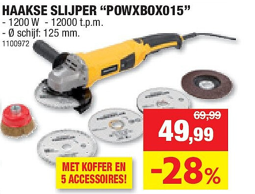 HAAKSE SLIJPER “POWXBOX015”