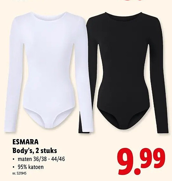 ESMARA Body's, 2 stuks
