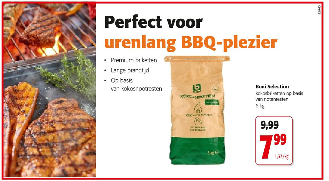 Boni Selection kokosbriketten op basis van notenresten 6 kg