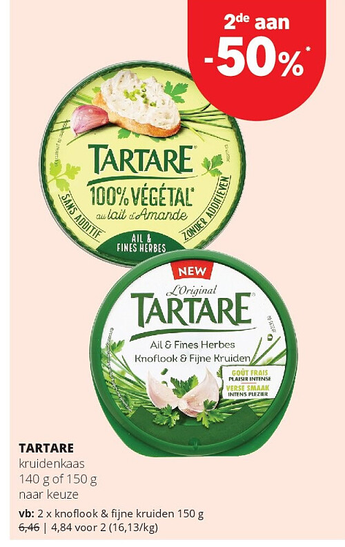 TARTARE knoflook & fijne kruiden 150 g