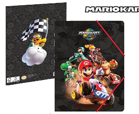 Chemise élastique 3 rabats Mario Kart