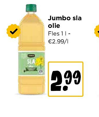 Jumbo sla olie