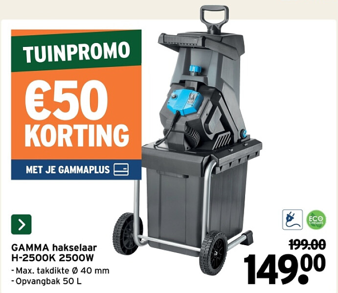 GAMMA hakselaar H-2500K 2500W