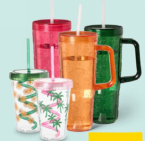Plastic drinkbeker