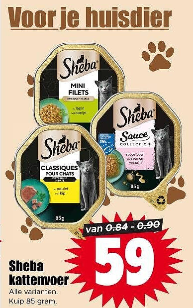 Sheba kattenvoer