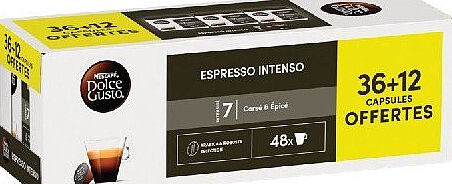 Capsules de café espresso intense Nescafé Dolce Gusto