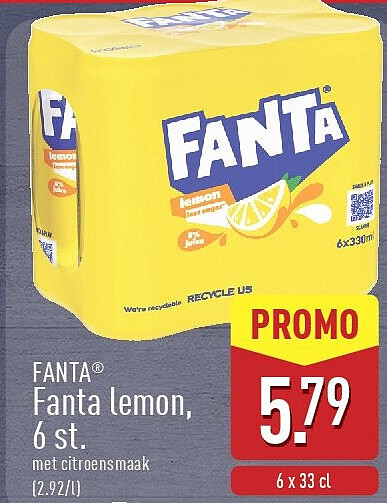 Fanta lemon, 6st.