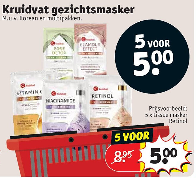 Kruidvat gezichtsmasker