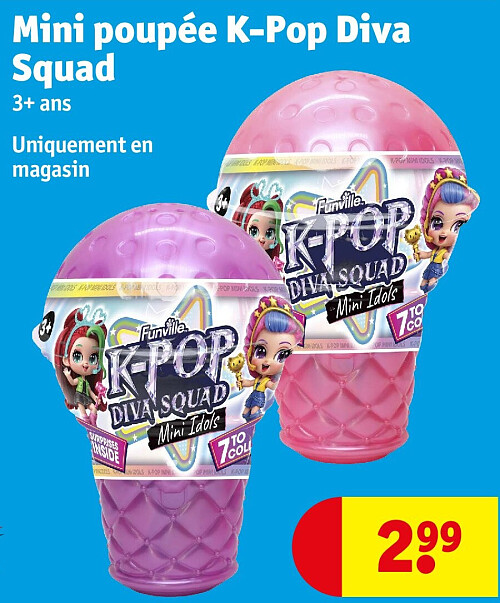 Mini poupée K-Pop Diva Squad