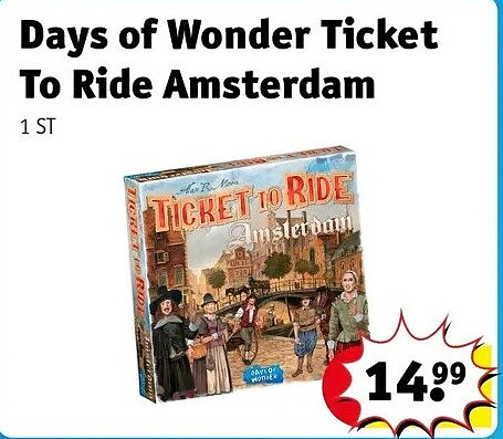 Days of Wonder Ticket To Ride Amsterdam