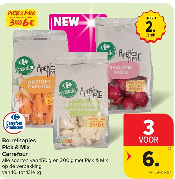 Borrelhapjes Pick & Mix Carrefour