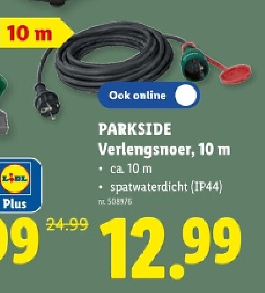 Verlengsnoer, 10 m