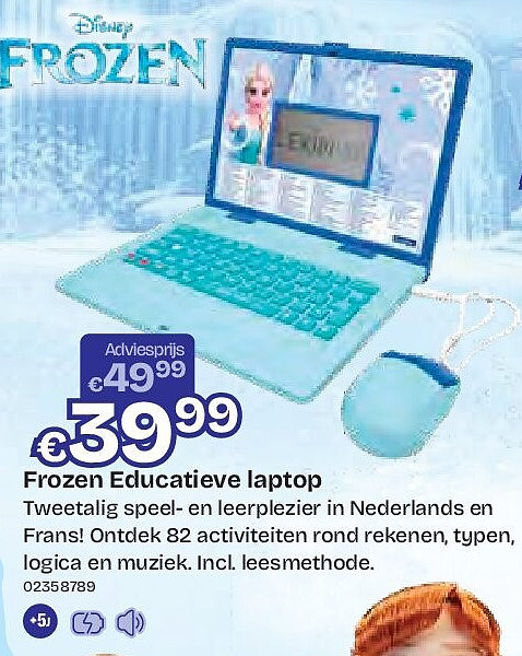 Frozen Educatieve laptop