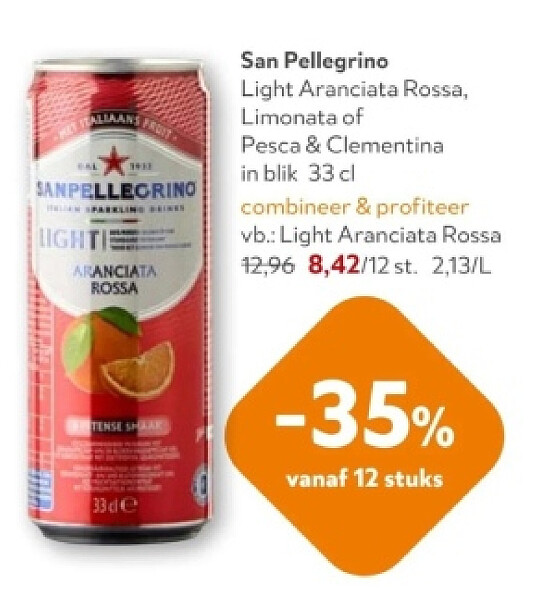 San Pellegrino Light Aranciata Rossa